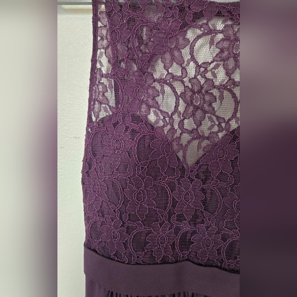 Bill Levkoff Purple Sample Gown Size 10 - Picture 6 of 10